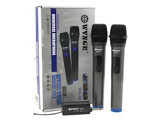MICROFONO INALAMBRICO DOBLE UHF (WG-22)