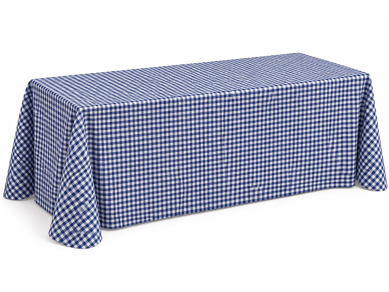 Mantel a Cuadros Azul - Blanco