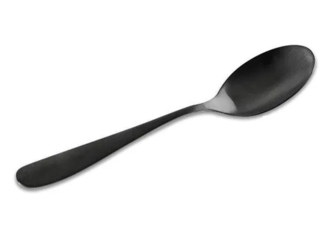 Cuchara sopera negro
