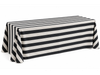 Mantel a Rayas Negro - Blanco