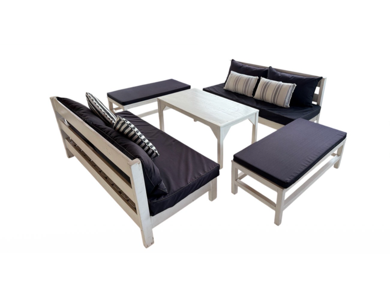 Living 10 personas Funda negra