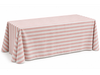 Mantel a Rayas Rosado - Blanco