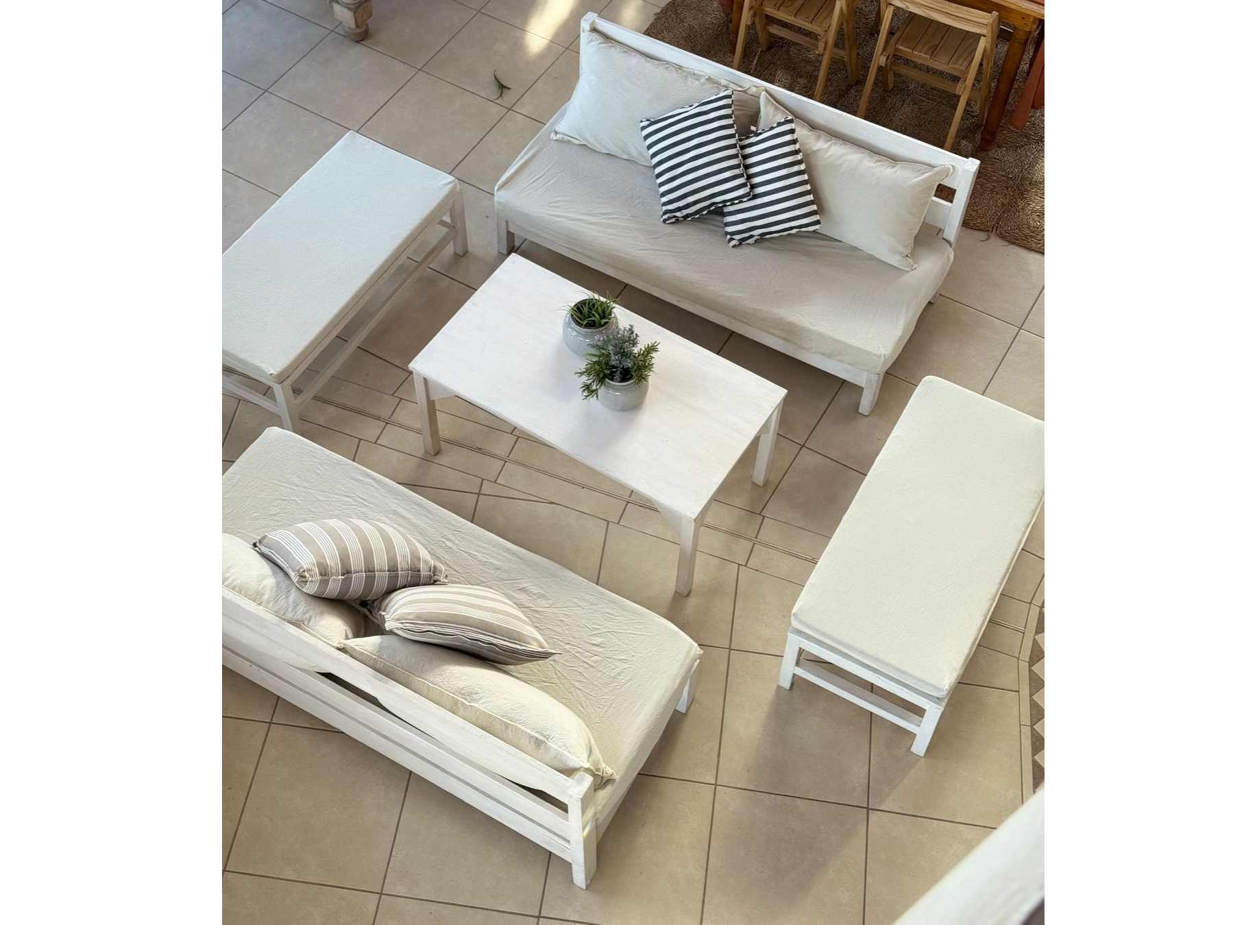 Living 10 personas Funda crudo