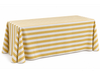 Mantel a Rayas Amarillo - Blanco