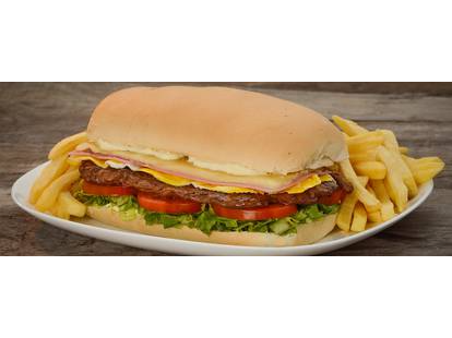 2 LOMOS COMPLETOS GRANDES 100% LOMO C/PAPAS