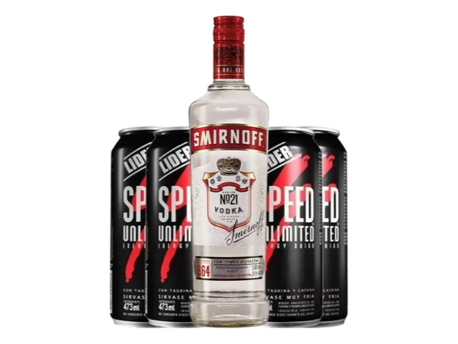 SMIRNOFF CLÁSICO + 4 SPEED