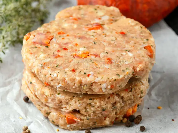 HAMBURGUESAS DE POLLO SABORIZADAS
