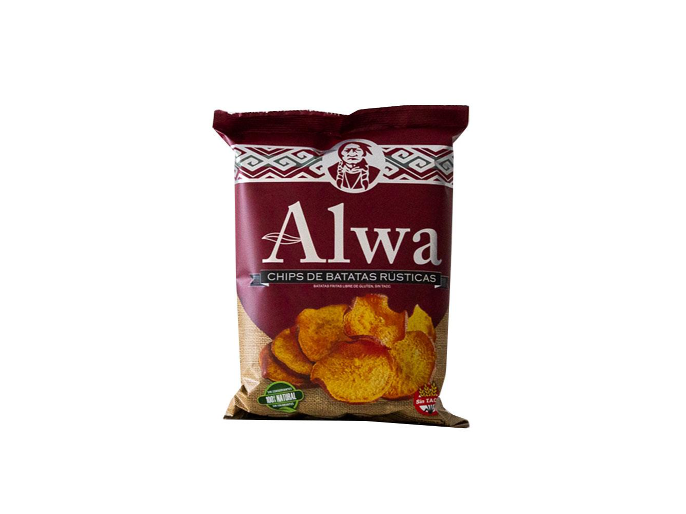 Chips De Batatas Rústicas sin tacc Alwa 80 Grm