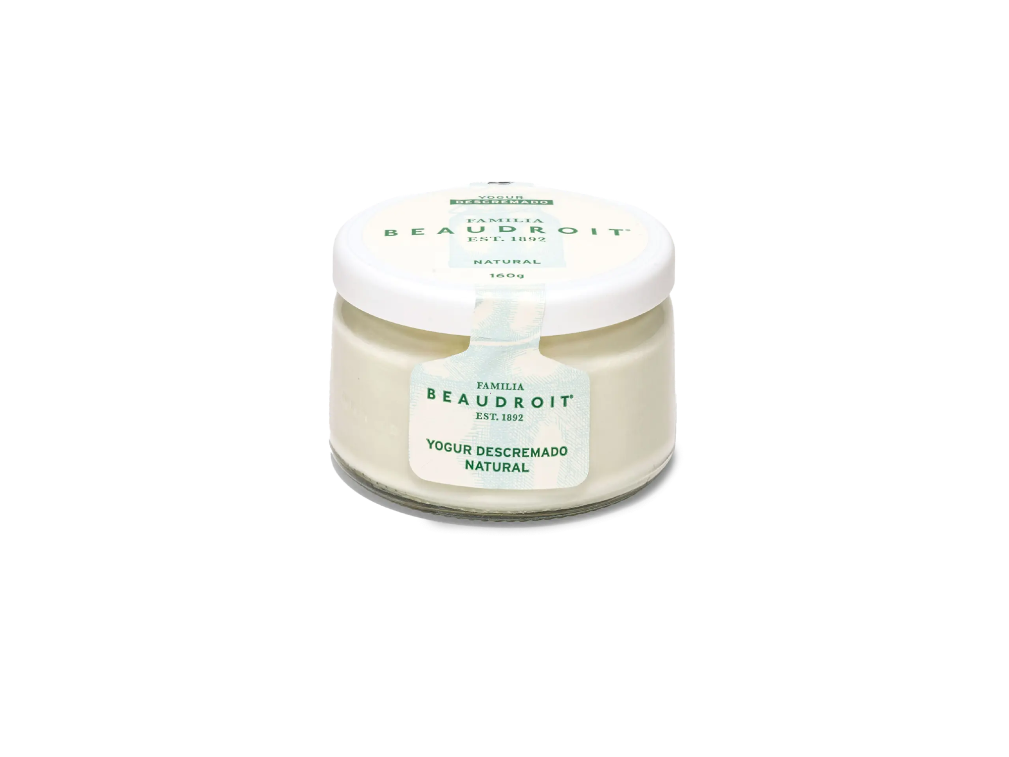 Yogur descremado natural endulzado - 160 gr