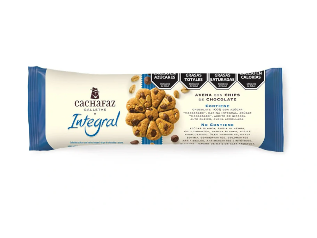 Galletitas integrales con chips de chocolate x 225g
