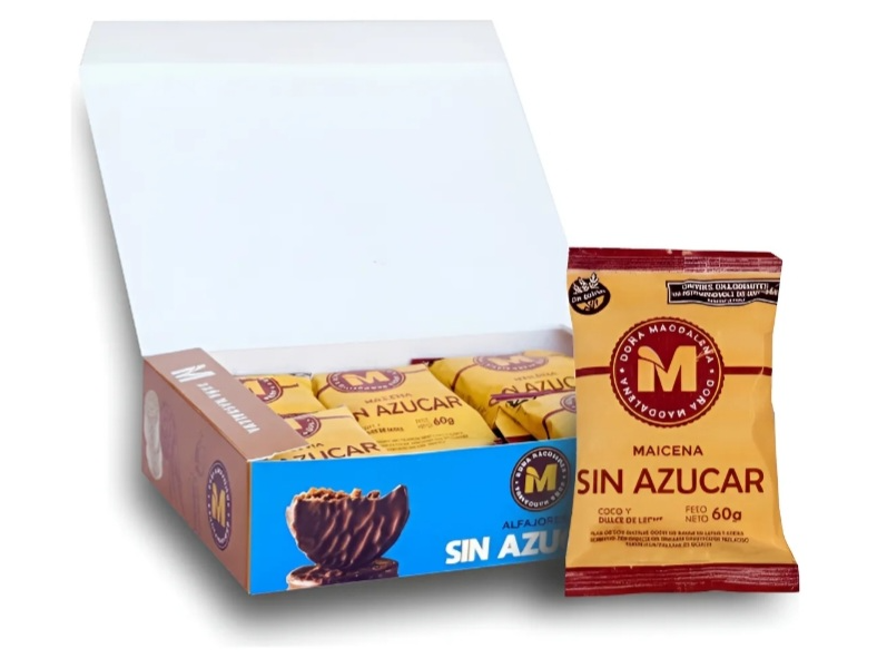 Alfajor De Maicena Sin Azúcar X 12 UN Doña Magdalena