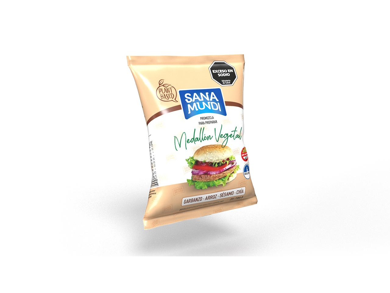Medallón hamburguesa vegetal Sana Mundi 200g