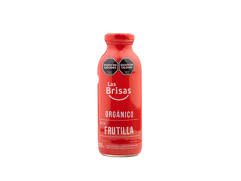 Jugo orgánico de frutilla 300cc