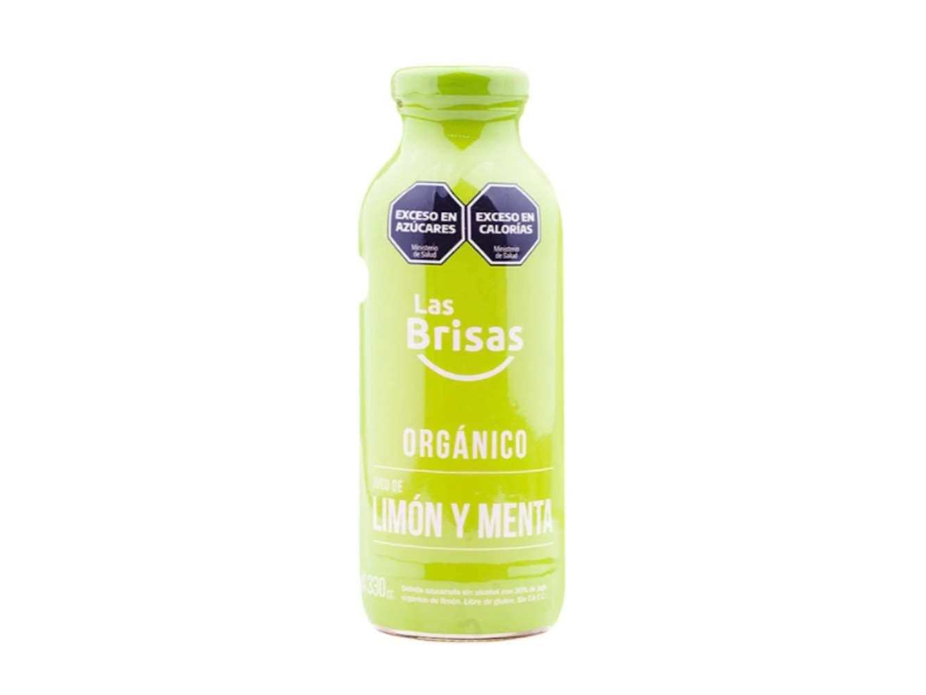 Jugo orgánico de limón y menta 300cc