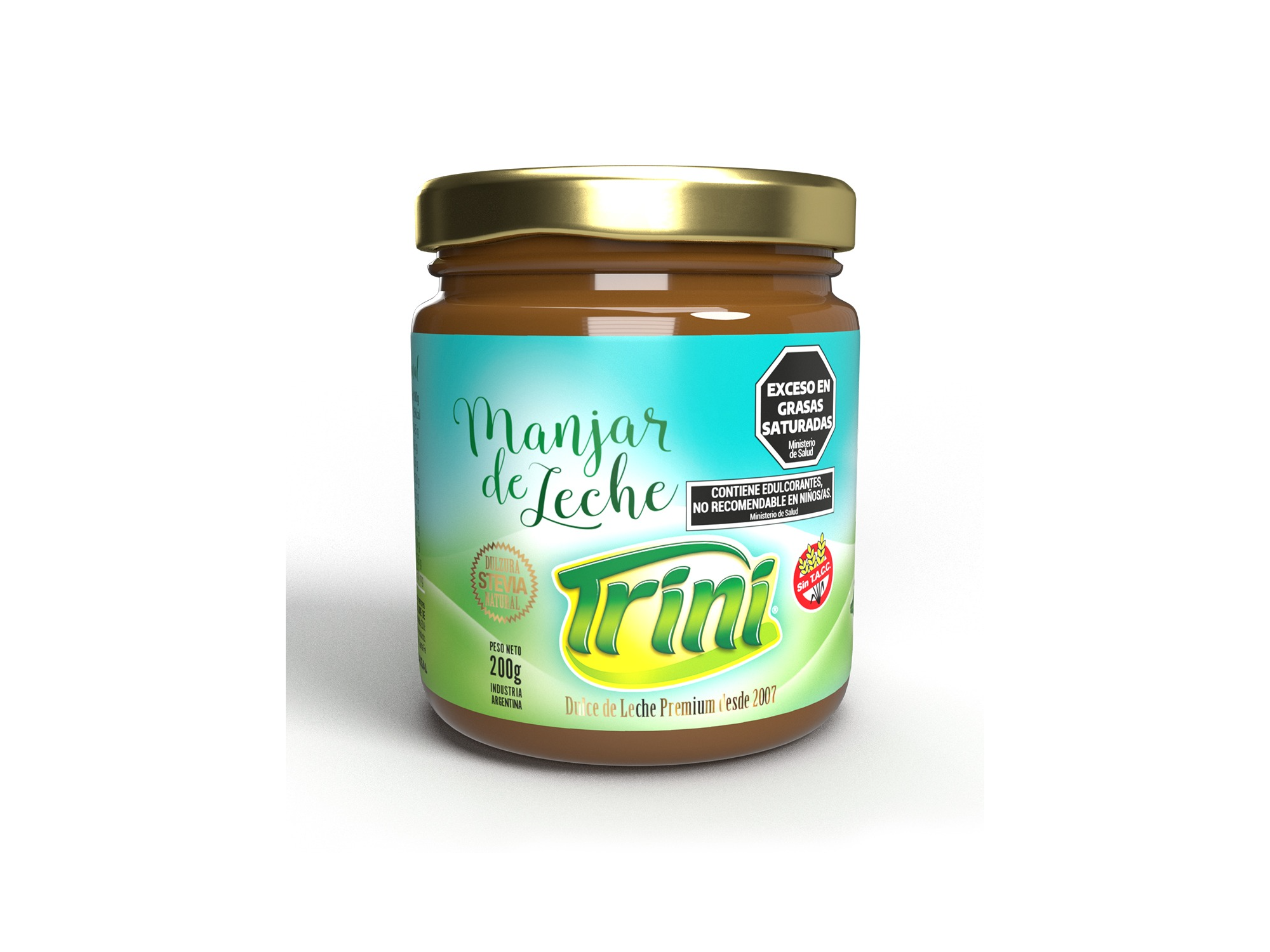 Dulce de leche sin azúcar Trini 200g