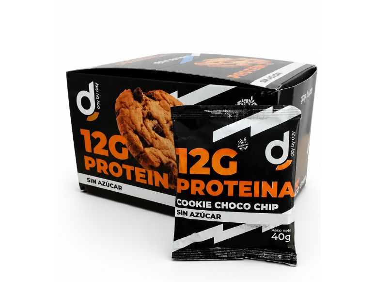 Cookies proteicas sin azúcar sin tacc x12 un
