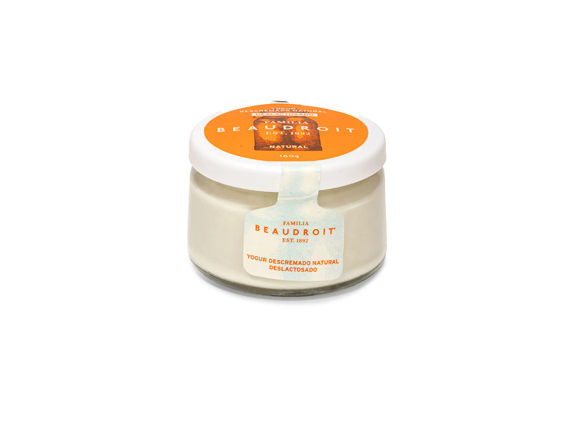 Yogur deslactosado natural sin azúcar - 160 gr