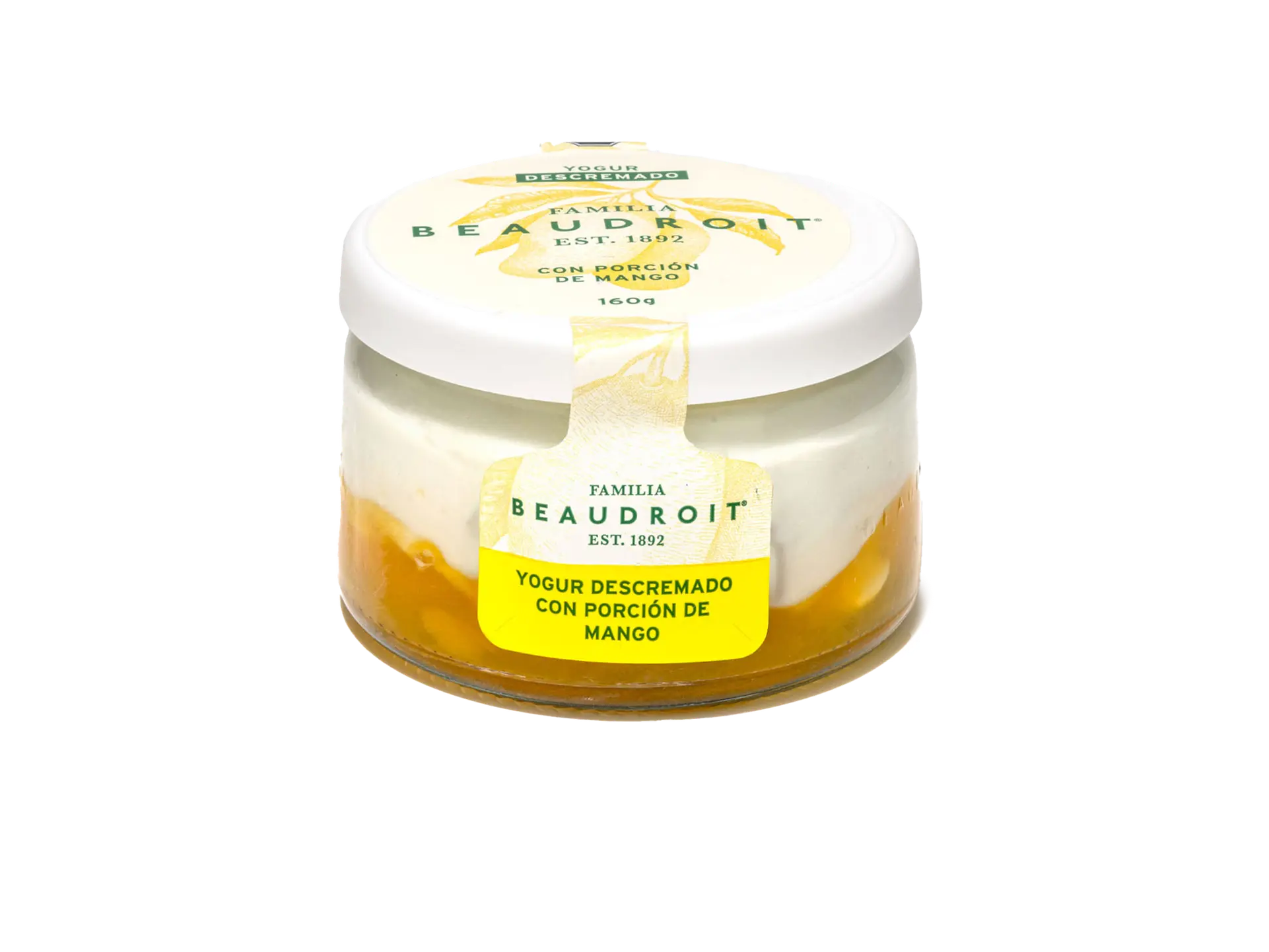 Yogur descremado mango - 160 gr