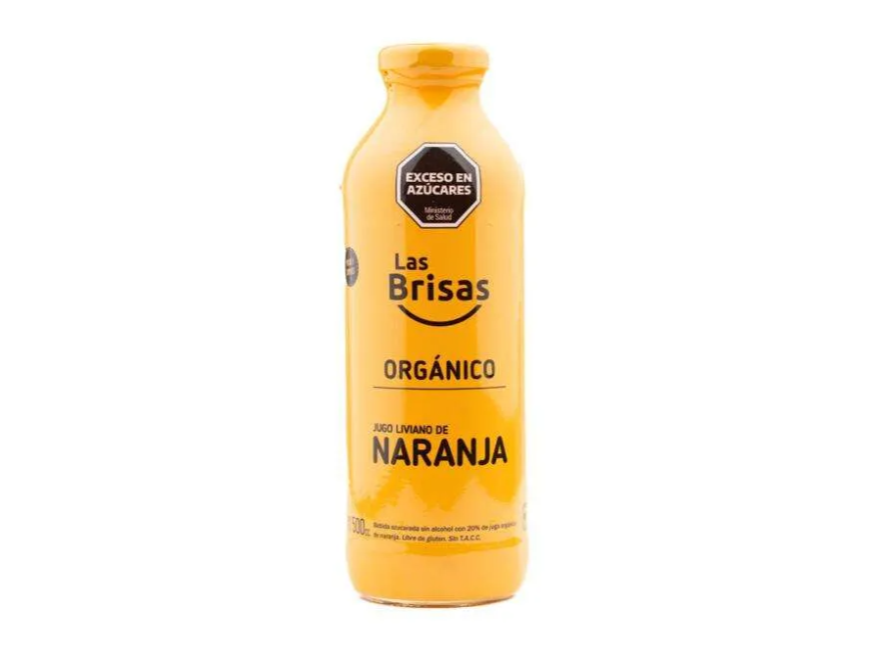 Jugo liviano naranja