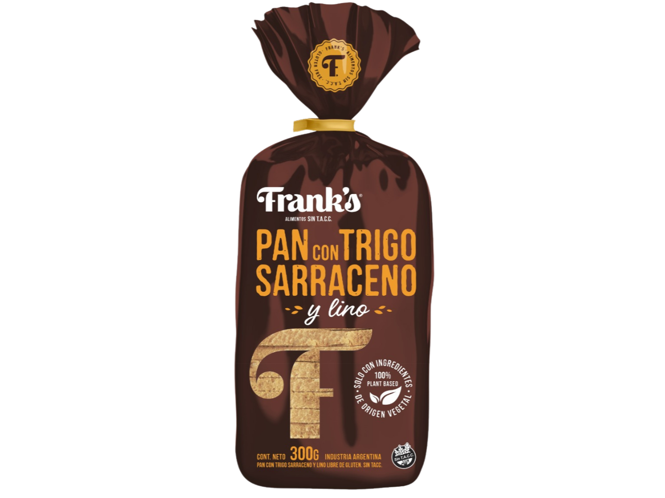Pan de trigo sarraceno y lino (SIN LACTOSA) 300g