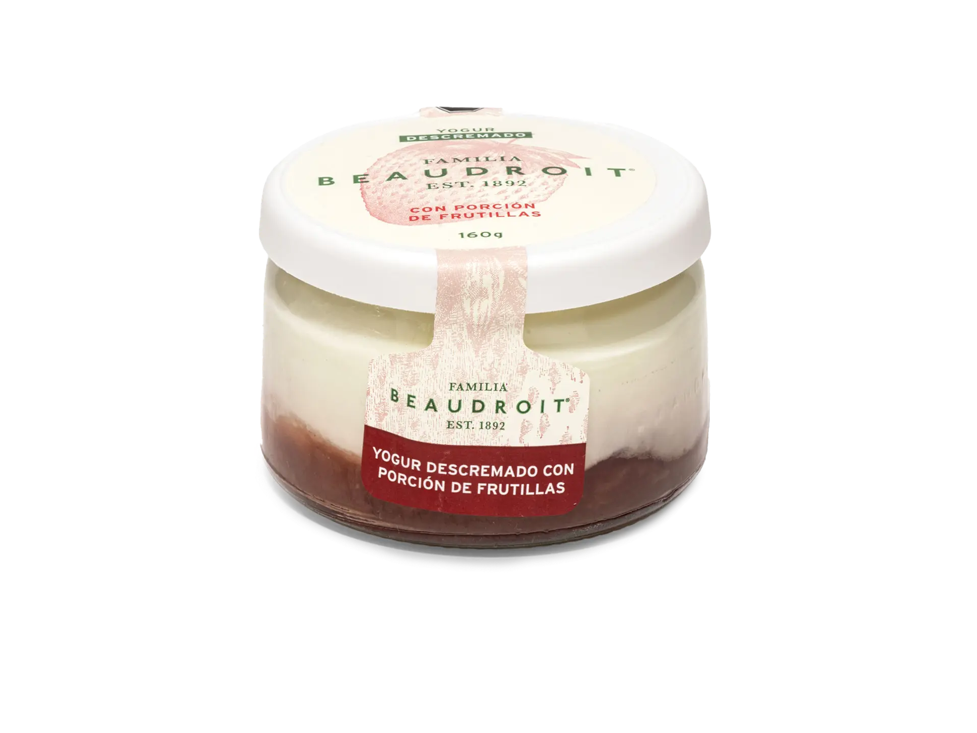 Yogur descremado frutilla - 160 gr