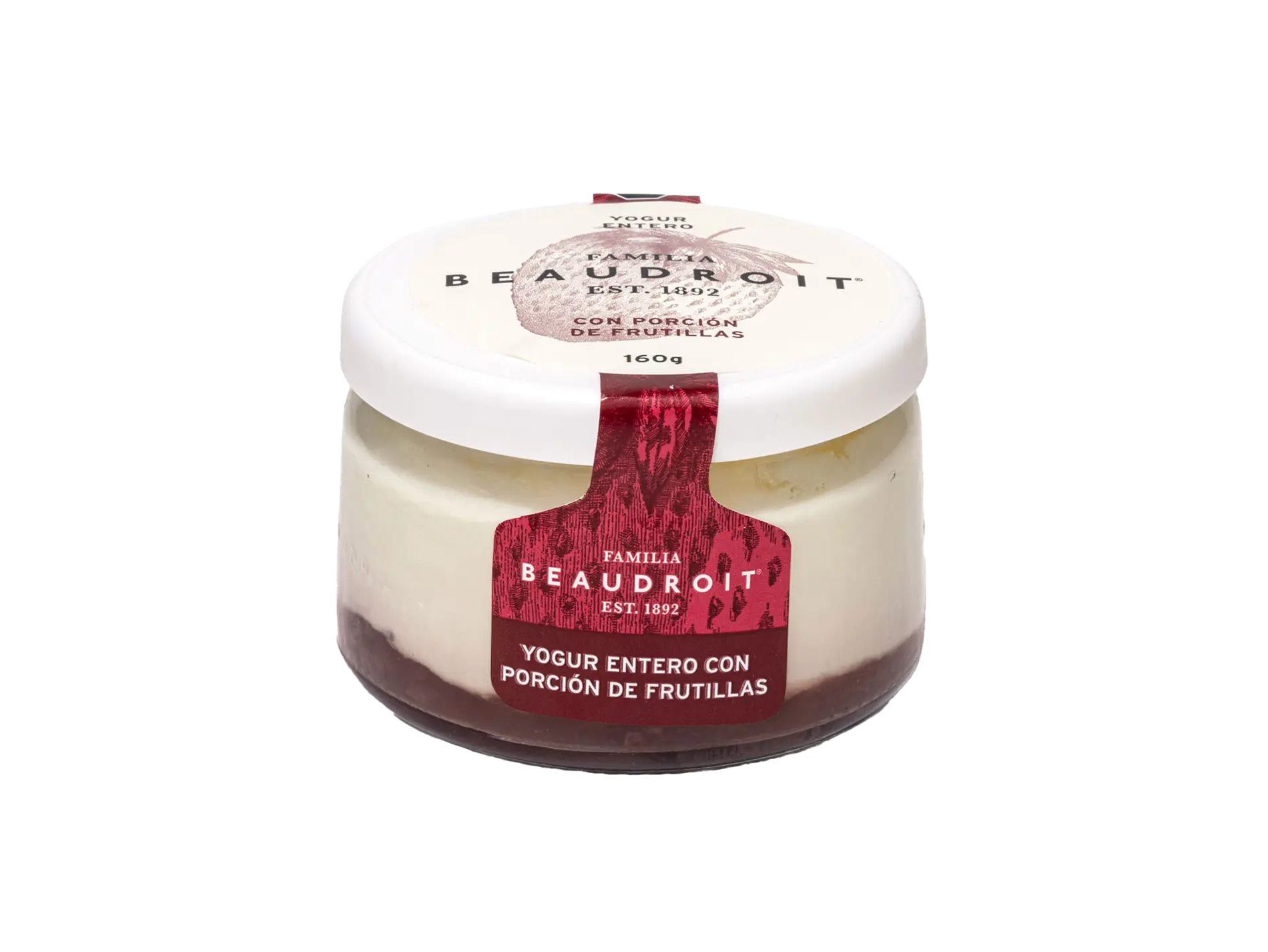 Yogur entero frutilla - 160 gr