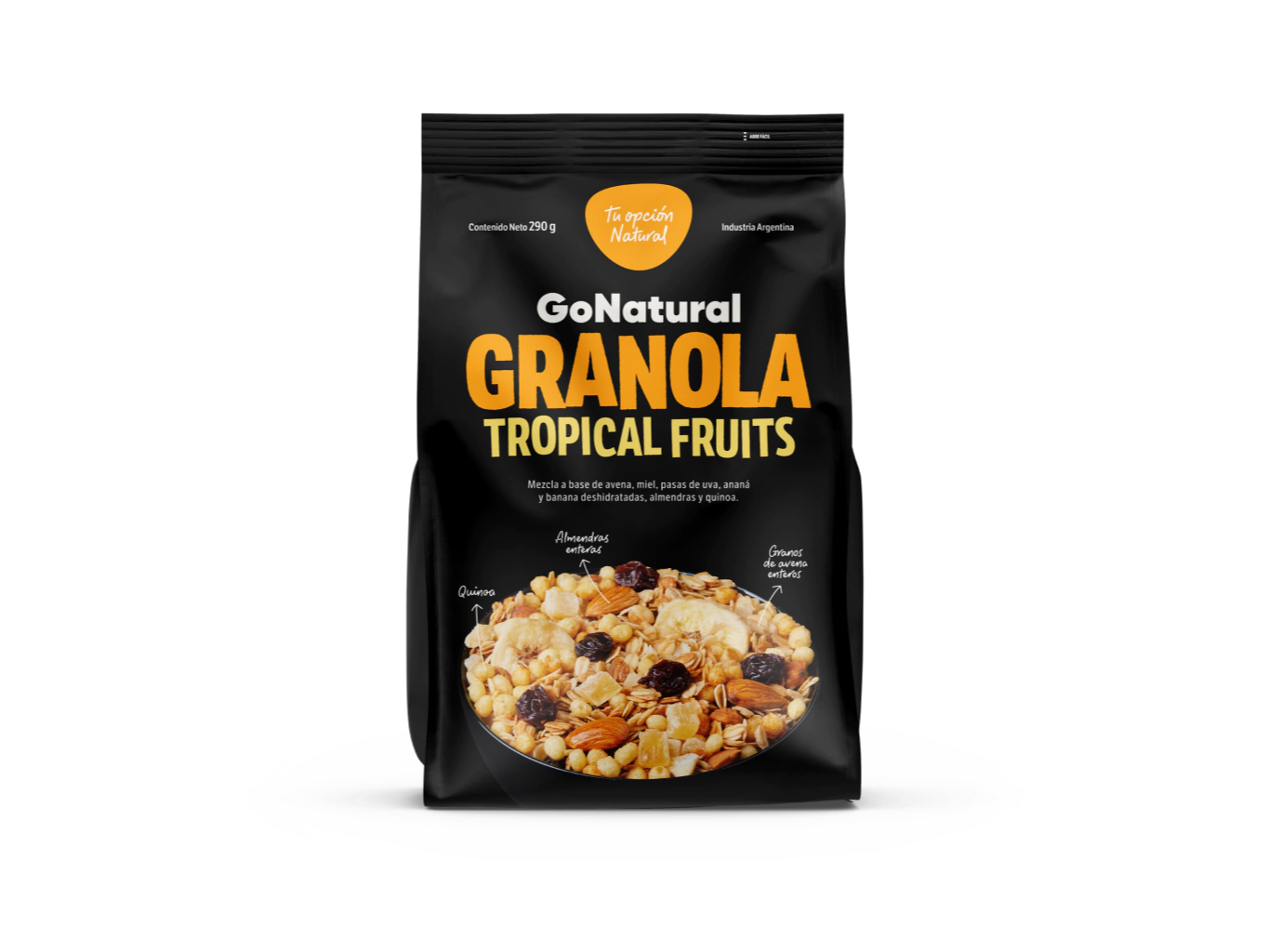 Croppers Granola Tropical Fruits 290 g