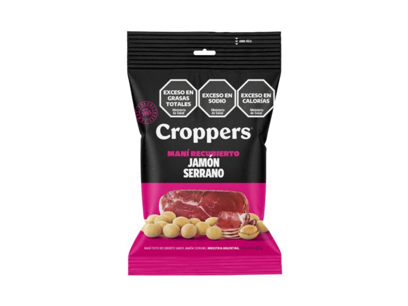 Croppers Maní Crocante Jamón Serrano 85 g