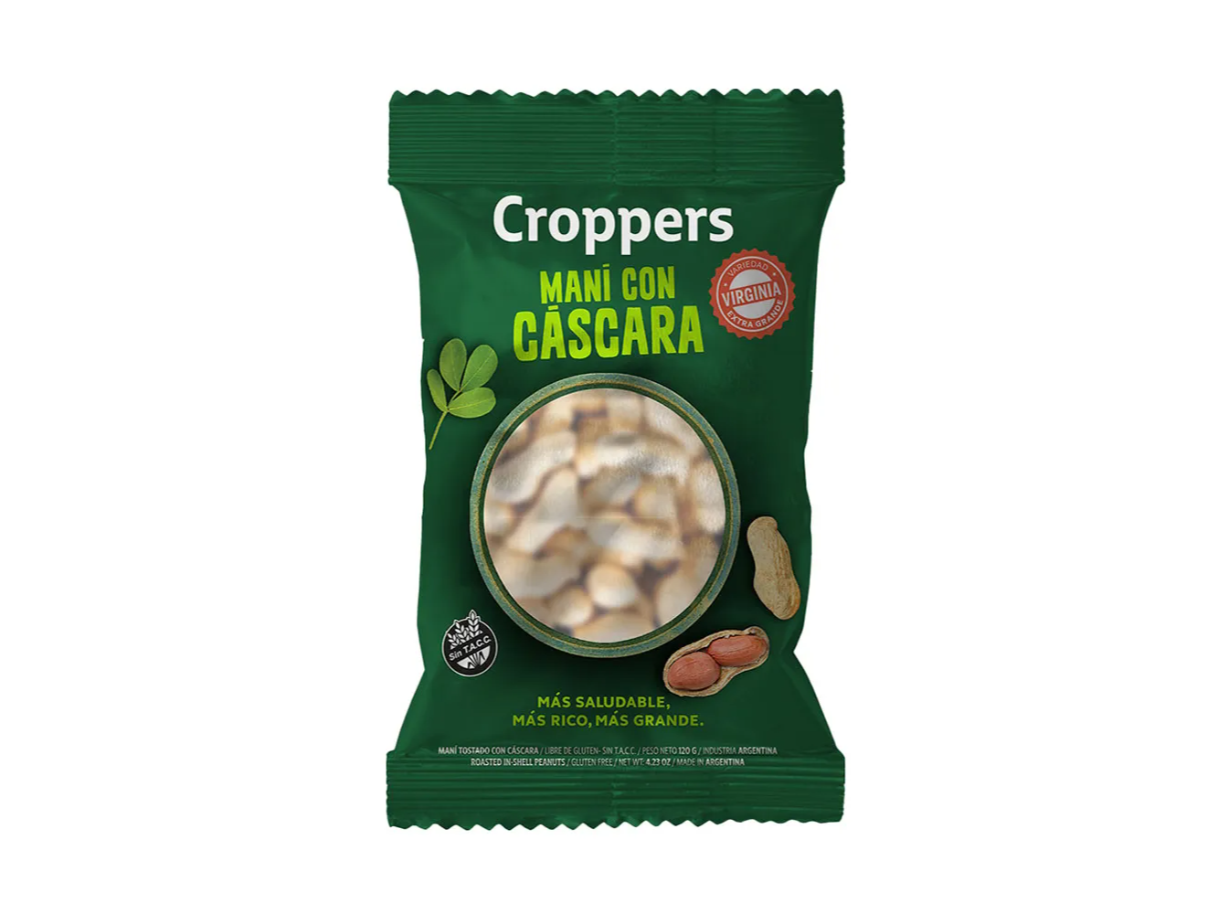 Croppers Maní con Cáscara 120 g