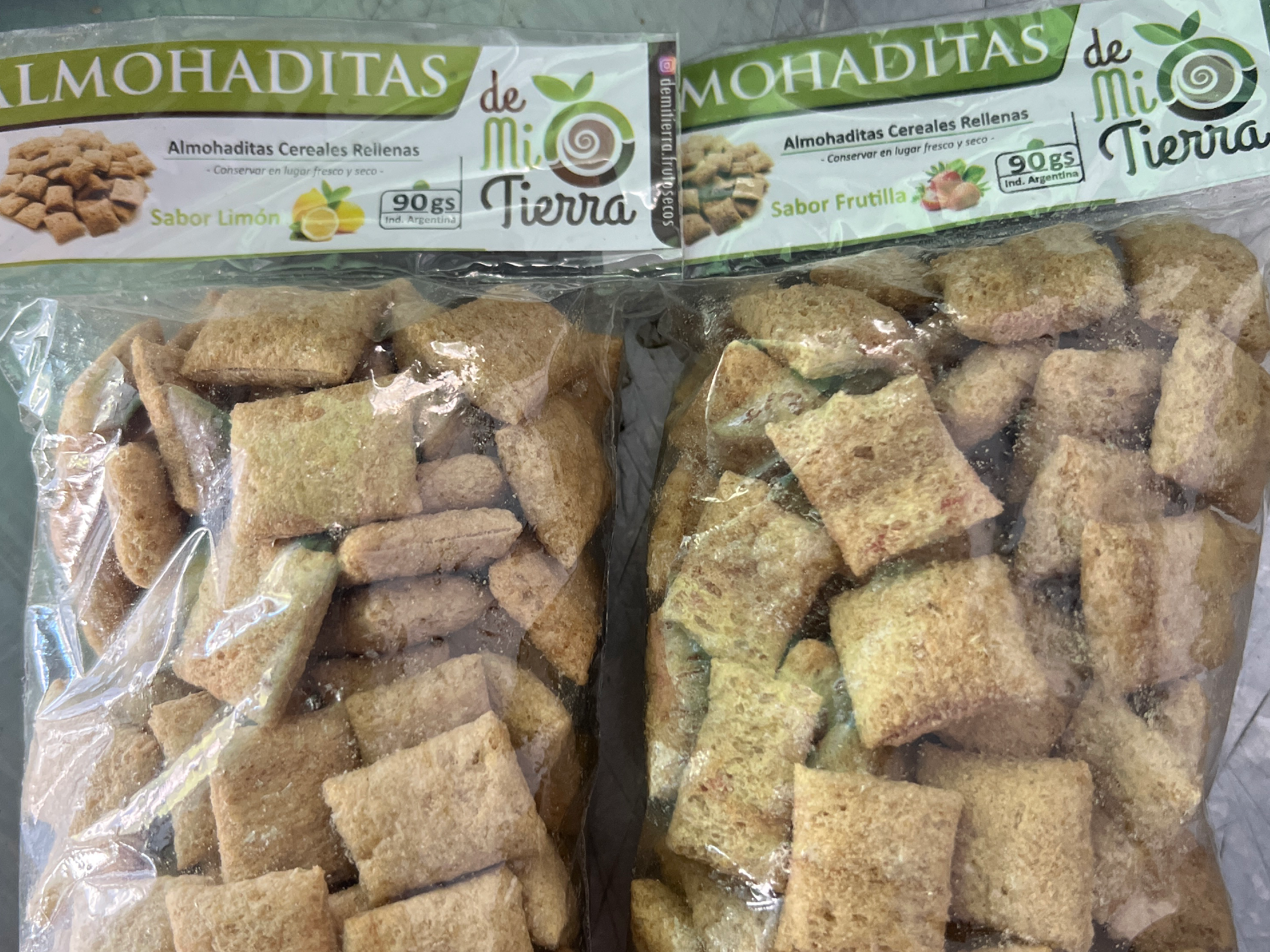 Almohaditas de limón