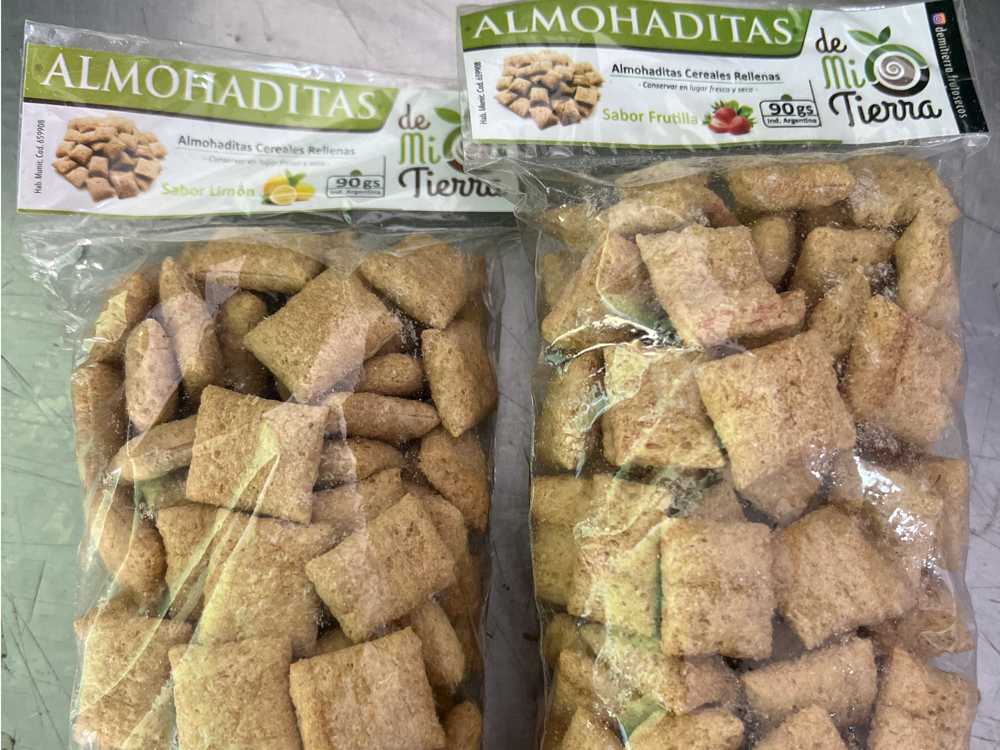 Almohaditas de frutillas