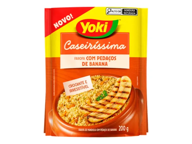 FAROFA YOKI CASERA CON TROZOS DE BANANA 200G