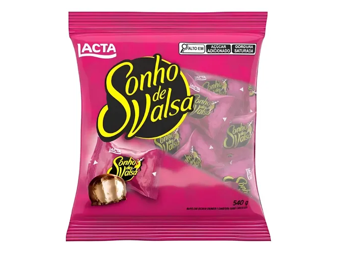PAQUETE DE BOMBONES SONHO DE VALSA 540G (27 UNIDADES)