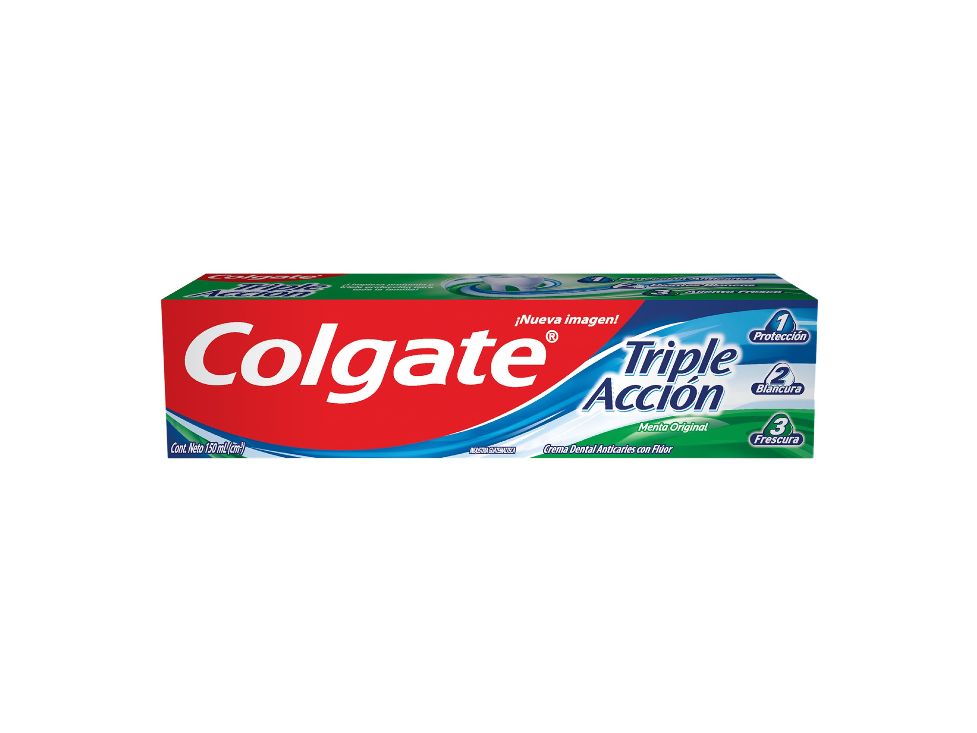 PASTA DENTAL COLGATE TRIPLE ACCIÓN MENTA ORIGINAL 90G