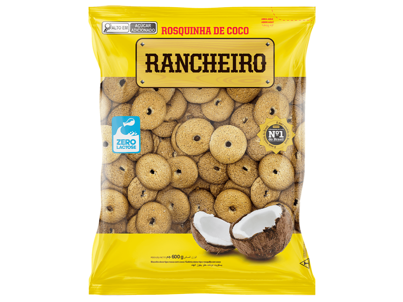 ROSQUITAS RANCHEIRO SABOR COCO 300G