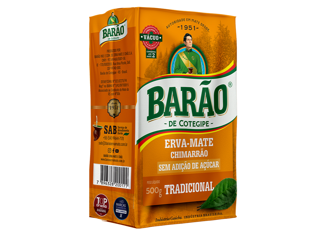 YERBA MATE CHIMARRÃO BARÃO DE COTEGIPE