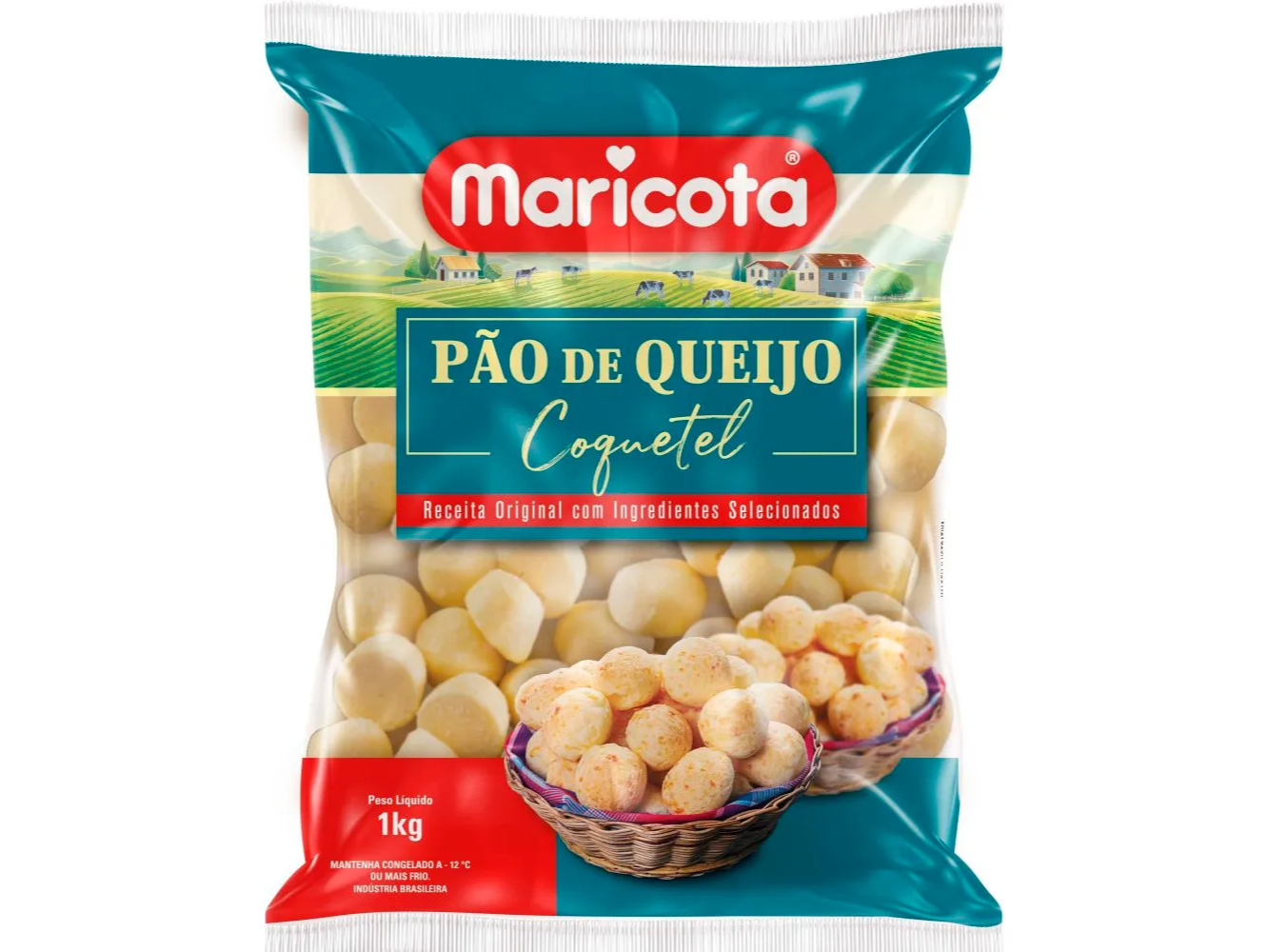 PÃO DE QUEIJO (PAN DE QUESO) COQUITEL MARICOTA 1KG