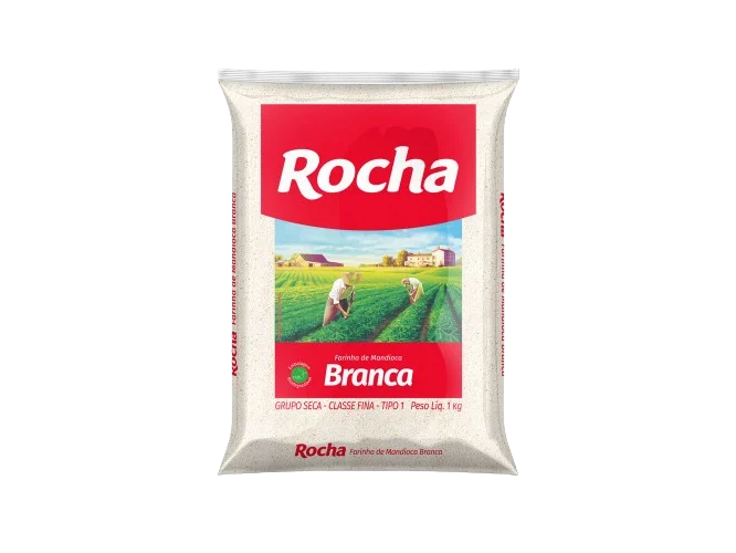 HARINA DE MANDIOCA FINA ROCHA 1KG
