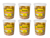 CAJA DE PAÇOQUINHA PRAINHA COM 6 POTES DE 510G (6 POTES X 34 UNIDADES CADA)
