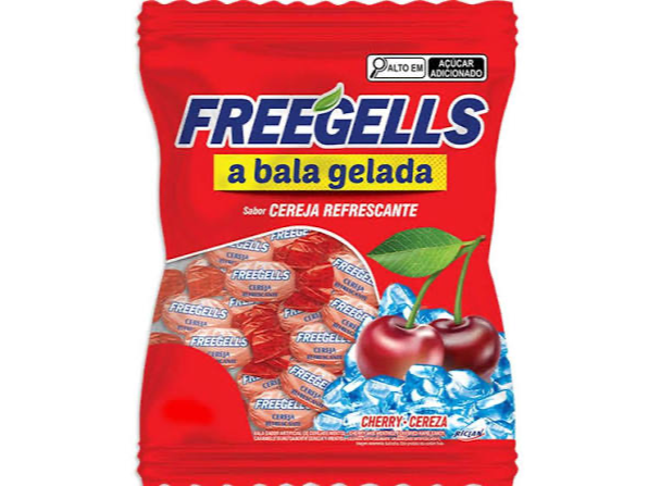 PACK  BALA  (CARAMELO) RICHAN FREEGELLS CEREJA (CEREZA) REFRESCANTE  475G