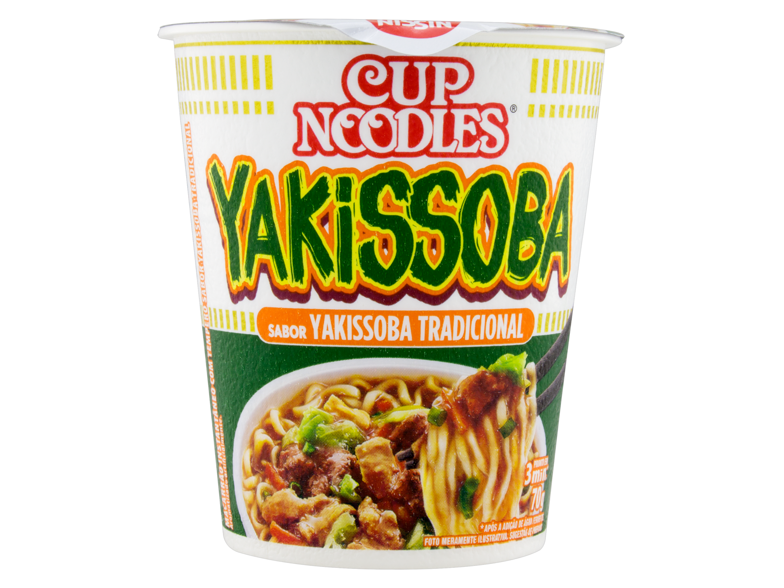 CUP NOODLES NISSIN SABOR YAKISOBA 70G