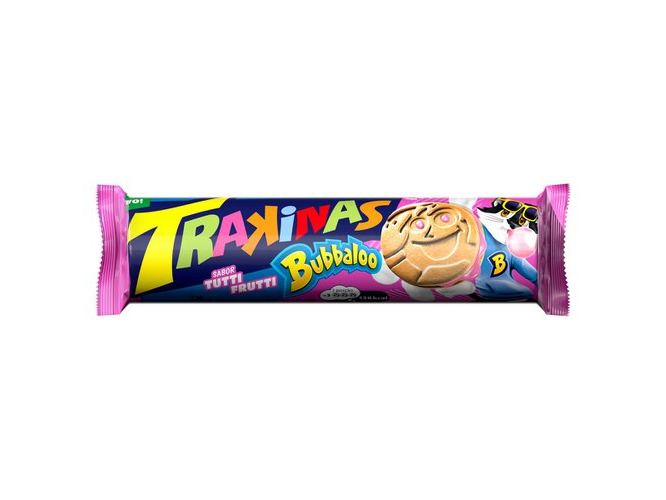 GALLETITAS TRAKINAS TUTTI-FRUTTI BUBBALOO 126G