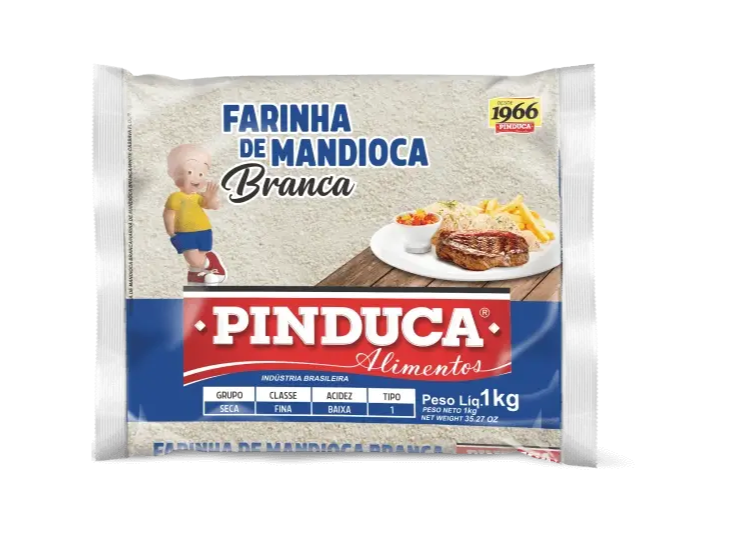 HARINA DE MANDIOCA FINA PINDUCA 1KG