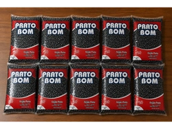 PACK DE POROTO NEGRO BOM PRATO 1KG (10 UNIDADES)