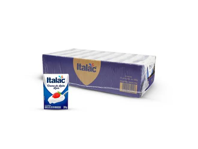CAJA DE CREMA DE LECHE ITALAC 200 G ( 24 UNIDADES)