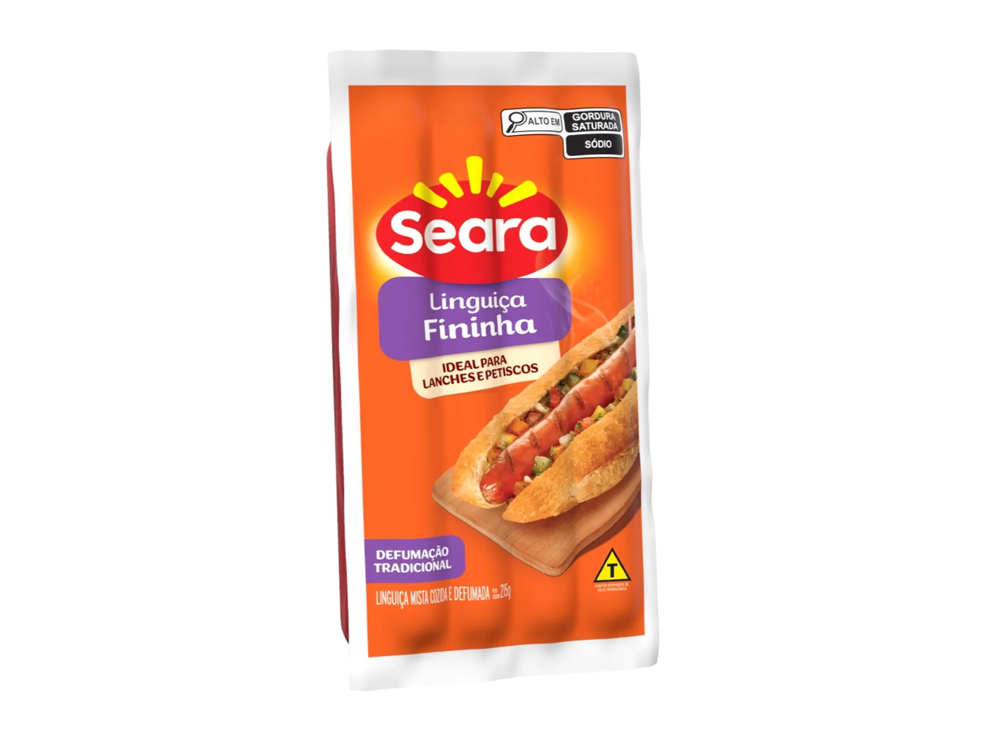 LINGUIÇA FININHA SEARA 215G (4 UNIDADES)