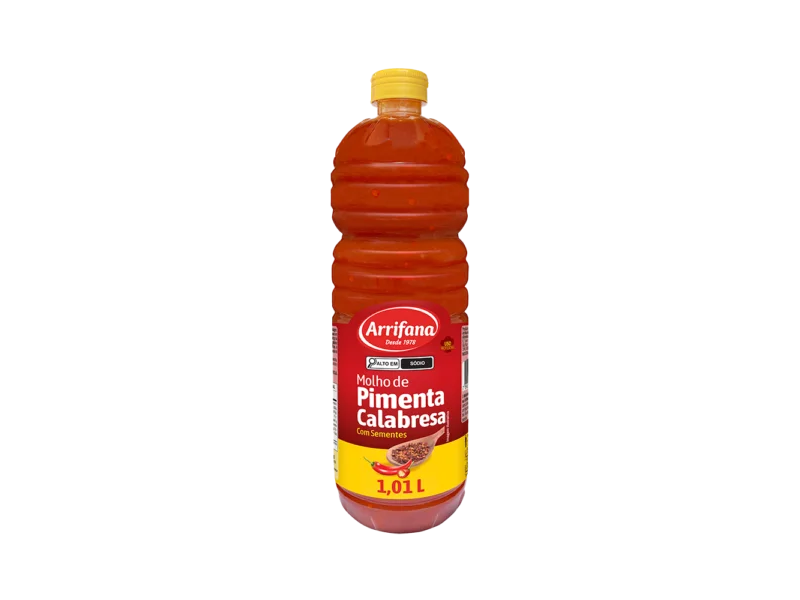 SALSA  PICANTE DE AJÍ PICANTE (PIMENTA CALABRESA) ARRIFANA 1L