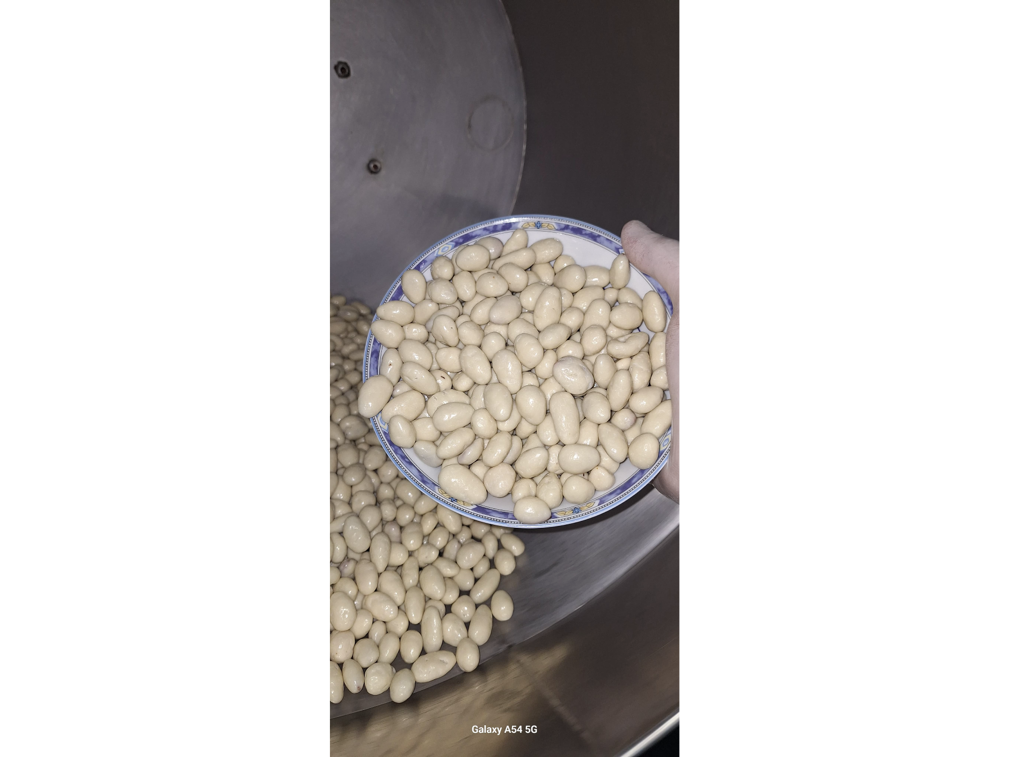 Almendras con chocolate blanco