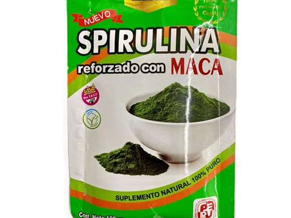 spirulina reforzado con maca
