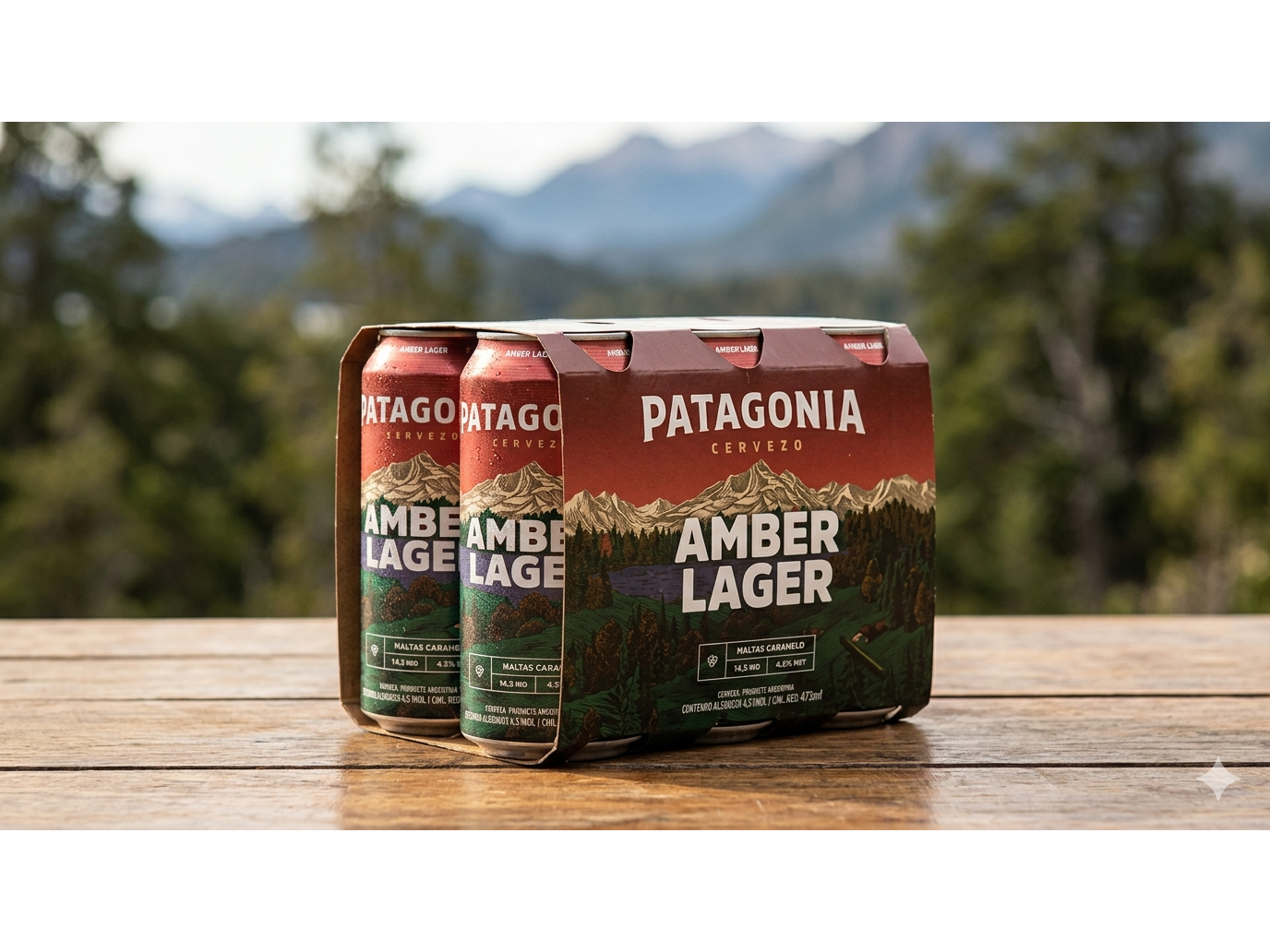 SIX PACK LATA PATAGONIA AMBER LARGER